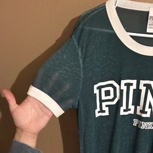 See through PINK shirt
